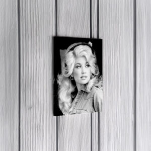 Vintage Black And White Picture Dolly Parton Singer Posters