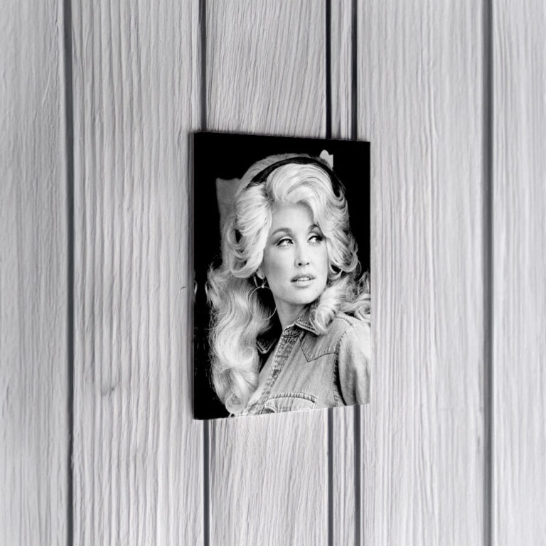 Vintage Black And White Picture Dolly Parton Singer Posters