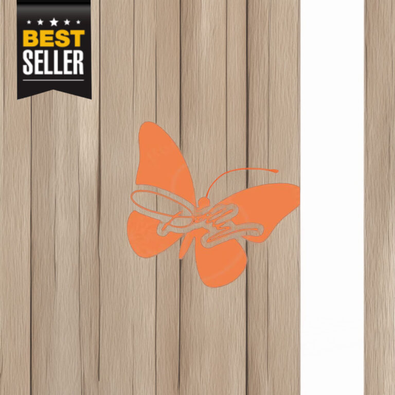 Dolly Butterfly Tennessee Decal Sticker