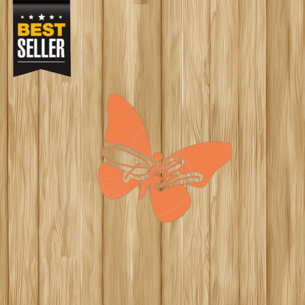 Dolly Butterfly Tennessee Decal Sticker