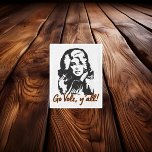 Dolly Butterfly Tennessee Vols Sticker