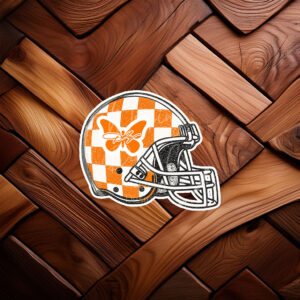 Dolly Butterfly Tennessee Volunteers Decal Sticker