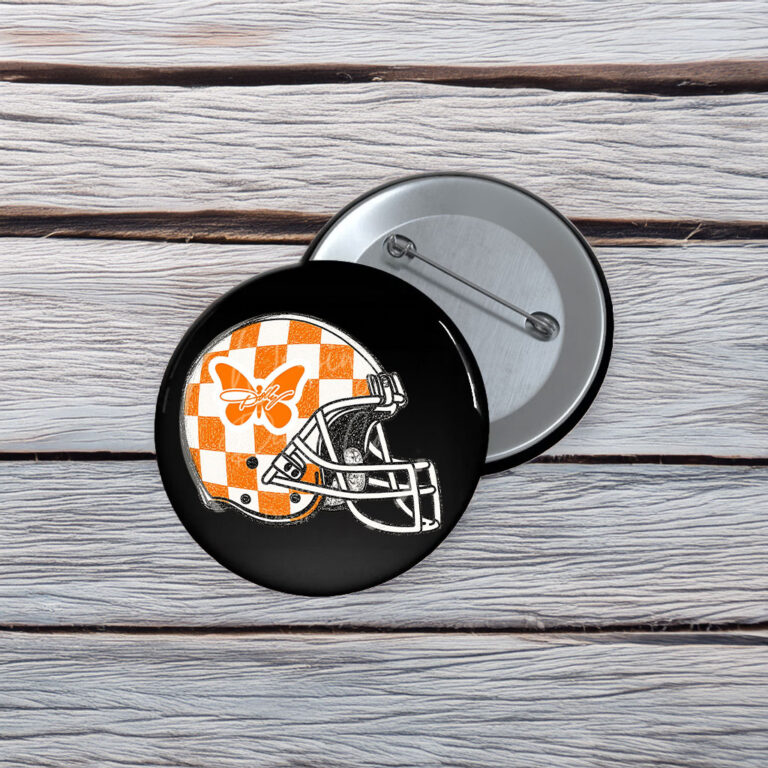 Dolly Parton Butterfly Tennessee Vols button