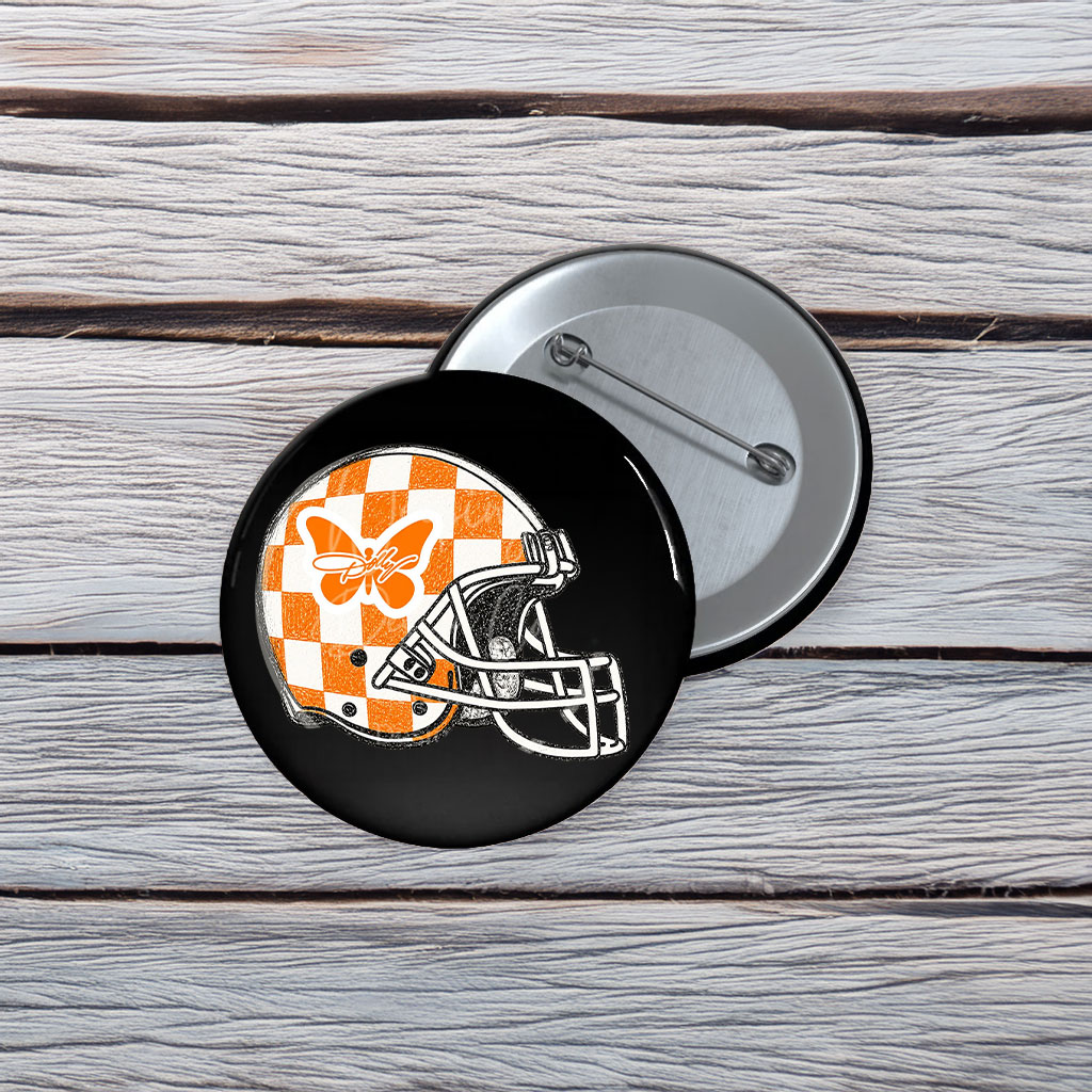 Dolly Parton Butterfly Tennessee Vols button