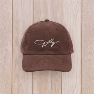 Dolly Signature Embroidered Corduroy Cap