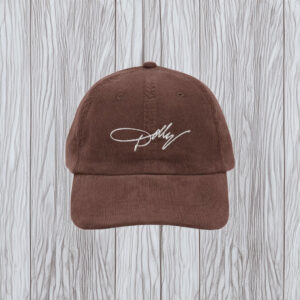 Dolly Signature Embroidered Corduroy Cap
