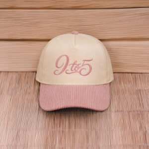 Embroidered 9 to 5 Corduroy Hat, Dolly Hat
