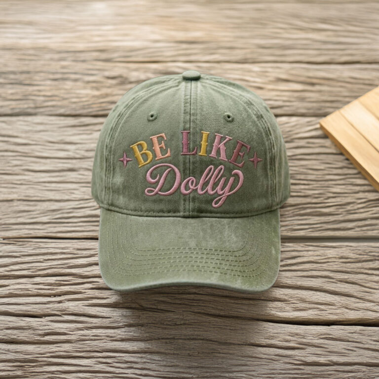 Embroidered Country Music Dad Hat, Be Like Dolly Hat