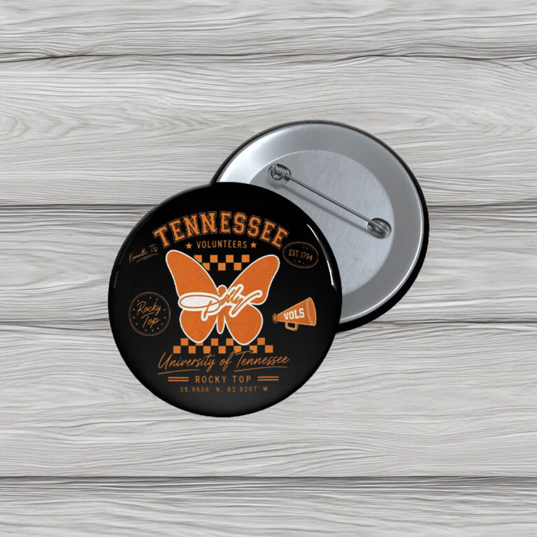 Tennessee Volunteers Dolly Butterfly Bella Canvas T-Shirt